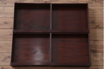 中古　民芸家具　唐木製　高級品!彫刻が素晴らしいサイドボード(キャビネット)(定価約220万円)