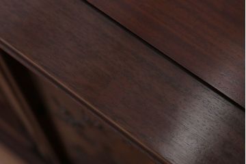 中古　民芸家具　唐木製　高級品!彫刻が素晴らしいサイドボード(キャビネット)(定価約220万円)