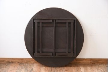 アンティーク家具　栓材製　和製アンティーク　大正昭和期のちゃぶ台(2)