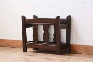 アンティーク雑貨　中古美品　松本民芸家具　マガジンラック