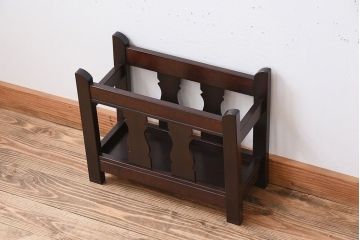 アンティーク雑貨　中古美品　松本民芸家具　マガジンラック