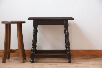 中古美品　松本民芸家具　#25型　スツール・テーブル(サイドテーブル)