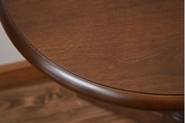中古　北海道民芸家具　#481　楕円茶卓(サイドテーブル・カフェテーブル)