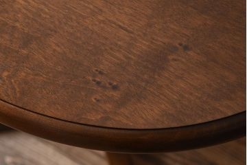 中古　北海道民芸家具　#481　楕円茶卓(サイドテーブル・カフェテーブル)