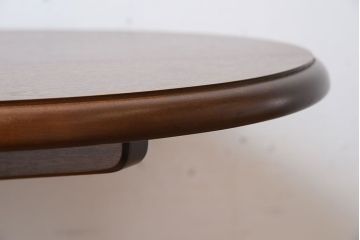 中古　北海道民芸家具　#481　楕円茶卓(サイドテーブル・カフェテーブル)