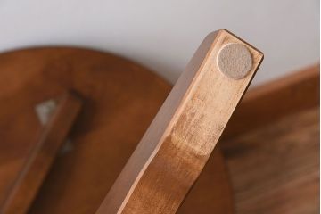 中古　北海道民芸家具　#481　楕円茶卓(サイドテーブル・カフェテーブル)