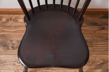 中古美品　松本民芸家具　#72 上品なリーチチェア(ダイニングチェア)(1)