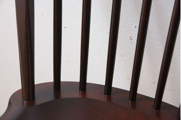 中古美品　松本民芸家具　#72 上品なリーチチェア(ダイニングチェア)(1)
