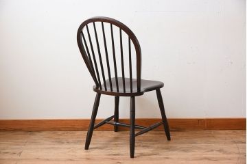 中古美品　松本民芸家具　#72 上品なリーチチェア(ダイニングチェア)(1)