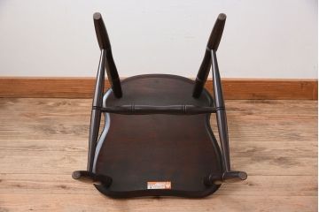 中古美品　松本民芸家具　#72 上品なリーチチェア(ダイニングチェア)(1)