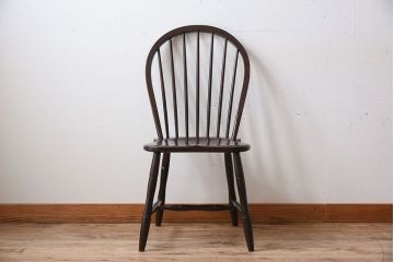 中古美品　松本民芸家具　#72 上品なリーチチェア(ダイニングチェア)(2)