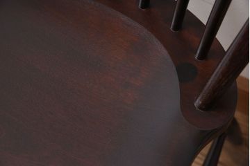 中古美品　松本民芸家具　#72 上品なリーチチェア(ダイニングチェア)(2)