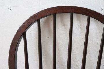 中古美品　松本民芸家具　#72 上品なリーチチェア(ダイニングチェア)(3)