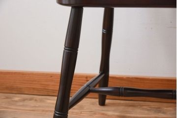 中古美品　松本民芸家具　#72 上品なリーチチェア(ダイニングチェア)(3)