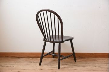 中古美品　松本民芸家具　#72 上品なリーチチェア(ダイニングチェア)(3)