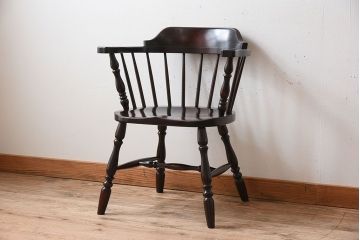 極上美品　中古　松本民芸家具　#91型キャプテンチェア(アームチェア)