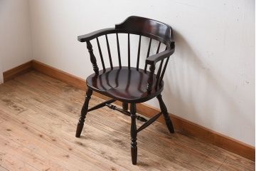 極上美品　中古　松本民芸家具　#91型キャプテンチェア(アームチェア)
