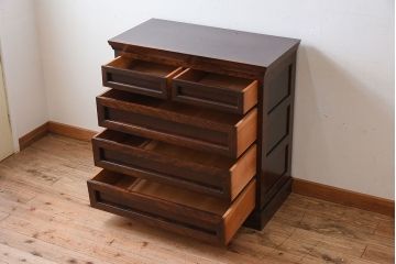 中古　松本民芸家具　#503型整理箪笥?(定価約26万7千円)