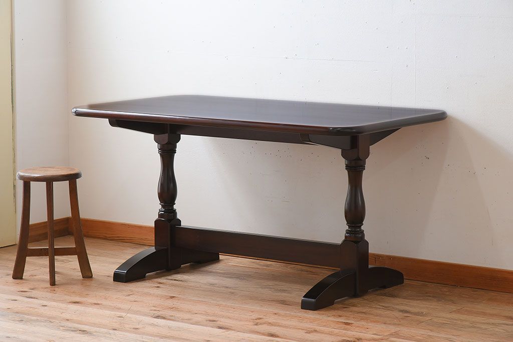 【osa】松本民芸家具・ダイニングテーブル「T型トレッスル卓」 osa】松本民芸家具・ダイニングテーブル「T型トレッスル卓」 osa