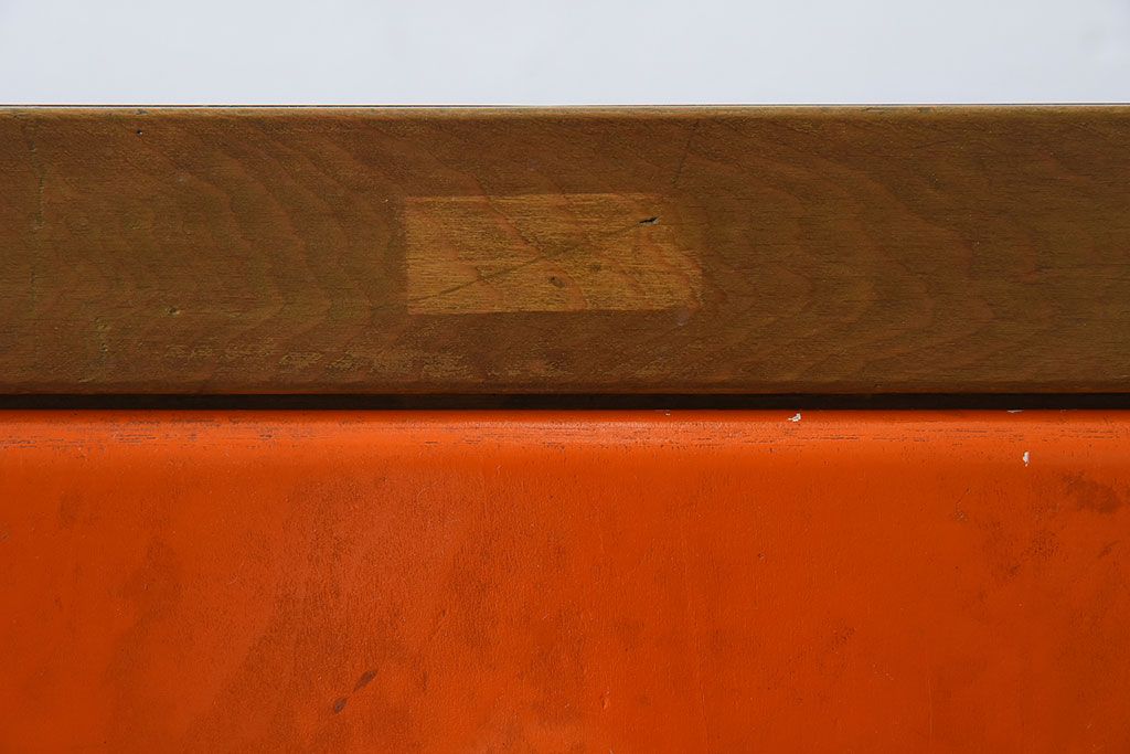 レトロ家具　昭和レトロ!カラフルなアンティークチェスト(引き出し)