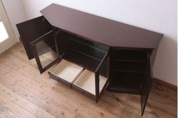 中古　IDC大塚家具　高級サイドボード(テレビボード)