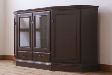 中古　IDC大塚家具　高級サイドボード(テレビボード)