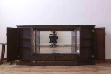 中古　IDC大塚家具　高級サイドボード(テレビボード)