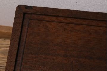アンティーク家具　総欅材製!古民具・骨董　古い木製の角ちゃぶ台
