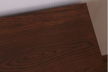 アンティーク家具　ナラ材製!色ガラスとダイヤガラス入りのサイドキャビネット(サイドボード)