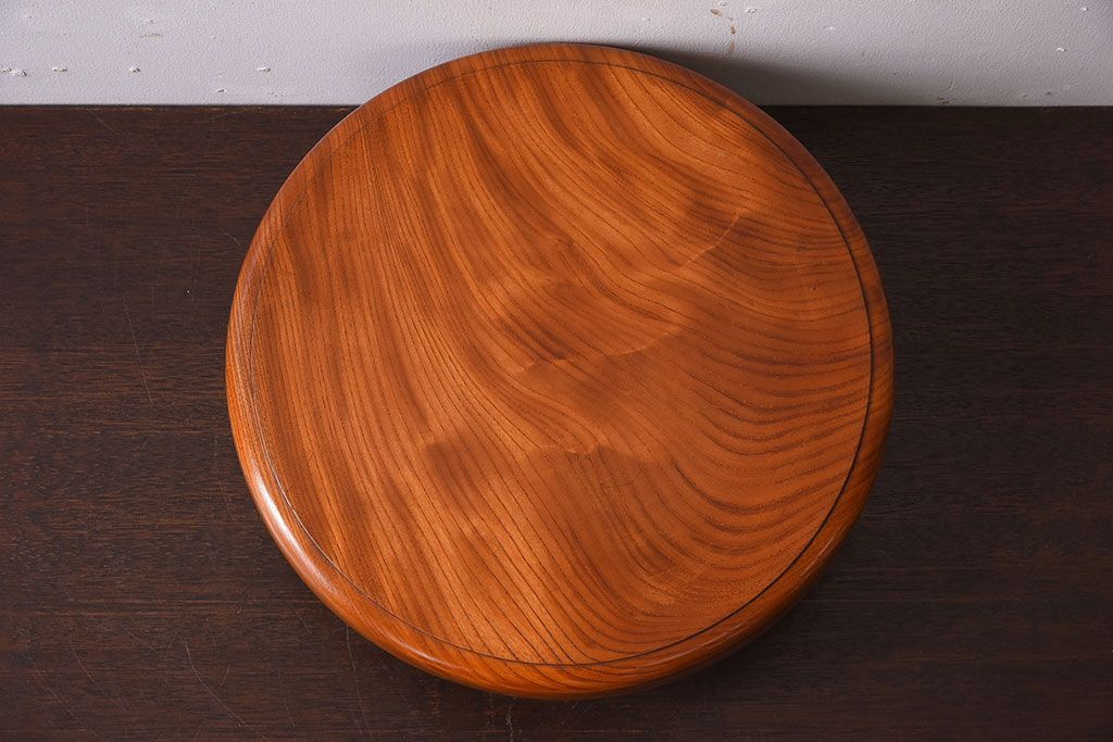 アンティーク雑貨　総欅材!上品なアンティーク茶櫃(小物入れ)