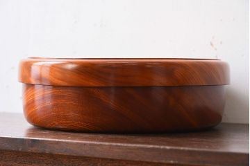 アンティーク雑貨　総欅材!上品なアンティーク茶櫃(小物入れ)