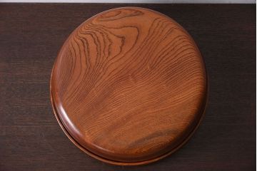 アンティーク雑貨　総欅材!上品なアンティーク茶櫃(小物入れ)