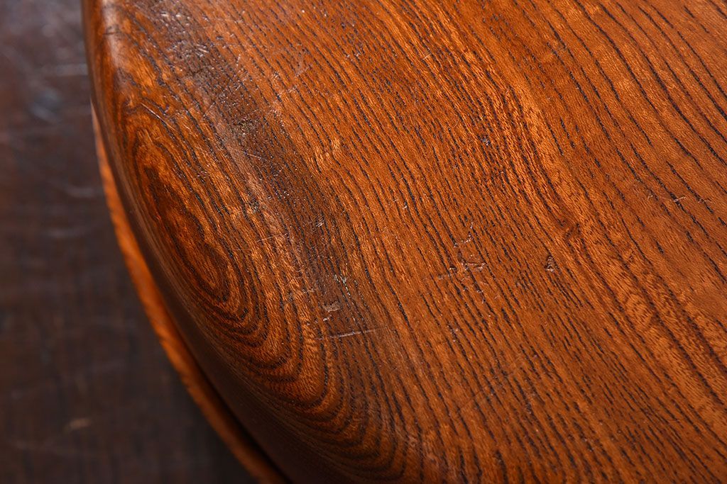 アンティーク雑貨　総欅材!上品なアンティーク茶櫃(小物入れ)