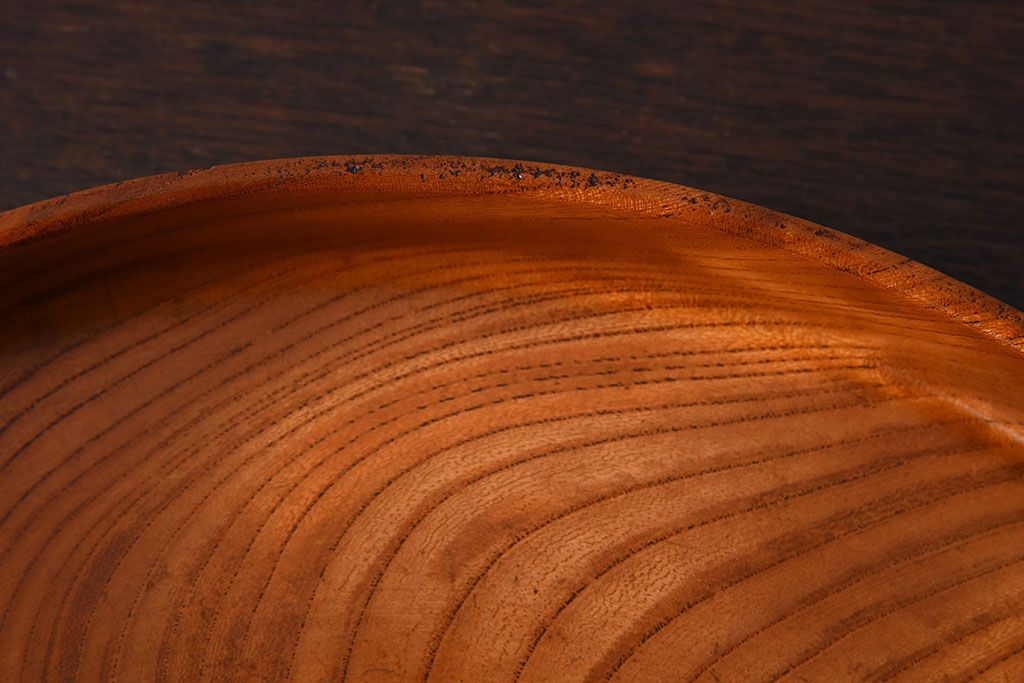 アンティーク雑貨　総欅材!上品なアンティーク茶櫃(小物入れ)