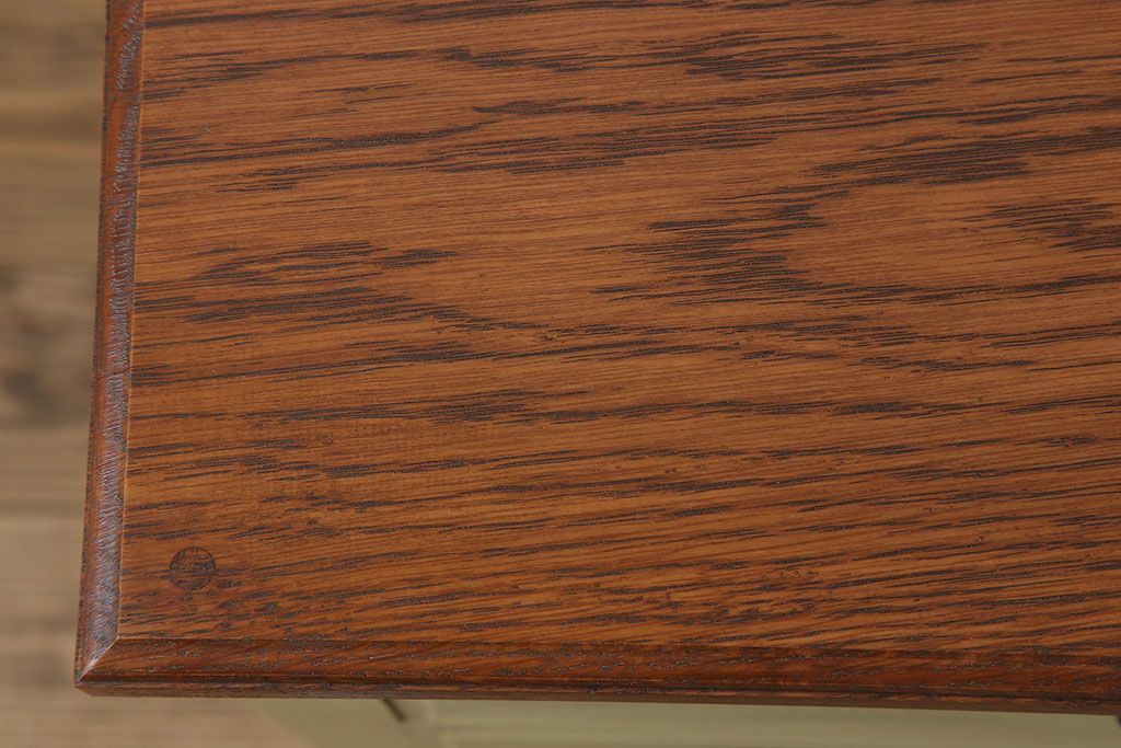 レトロ家具　ナラ材製!レトロなペイントチェスト