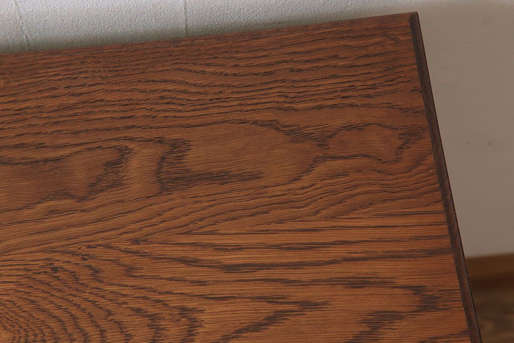 レトロ家具　ナラ材製!レトロなペイントチェスト