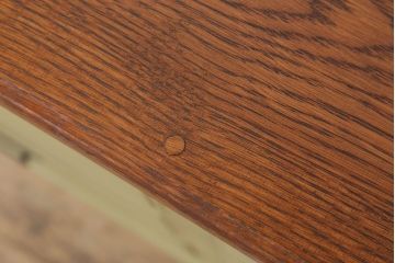 レトロ家具　ナラ材製!レトロなペイントチェスト