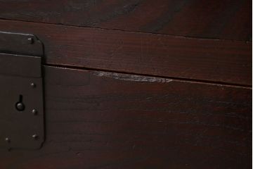 アンティーク家具　六尺　古民具・骨董　漆が美しい明治期の収納箪笥サイドボード(水屋箪笥)