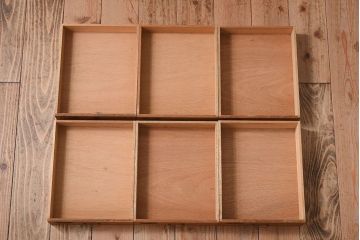 レトロ家具　ナラ材製!レトロかわいいアンティーク小引き出し(2)