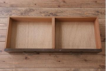 アンティーク家具　樺材製　モールガラス入りアンティーク本箱