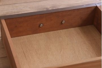 アンティーク家具　樺材製　モールガラス入りアンティーク本箱