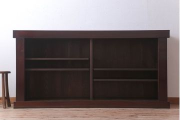 アンティーク家具　明治大正期　漆の味わい!アンティーク収納箪笥サイドボード(水屋箪笥)