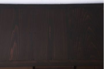 アンティーク家具　明治大正期　漆の味わい!アンティーク収納箪笥サイドボード(水屋箪笥)