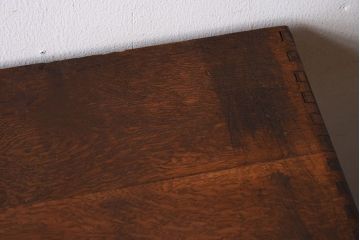 レトロ家具　ナラ材製!レトロかわいいアンティーク小引き出し(3)