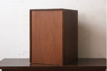 レトロ家具　ナラ材製!レトロかわいいアンティーク小引き出し(3)