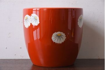 アンティーク雑貨　アンティーク　昭和初期　日陶　則武(オールドノリタケ)　菊絵の火鉢(1)
