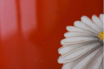 アンティーク雑貨　アンティーク　昭和初期　日陶　則武(オールドノリタケ)　菊絵の火鉢(1)