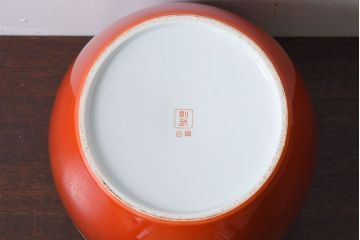 アンティーク雑貨　アンティーク　昭和初期　日陶　則武(オールドノリタケ)　菊絵の火鉢(1)