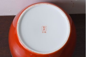 アンティーク雑貨　アンティーク　昭和初期　日陶　則武(オールドノリタケ)　菊絵の火鉢(2)