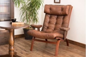 ヴィンテージ家具　北欧ビンテージ　一人掛けアームソファ(チェア)